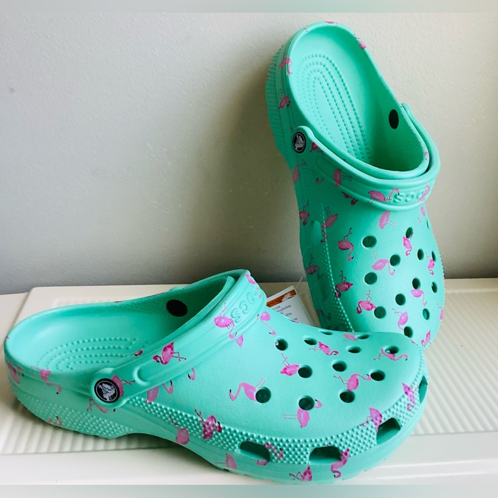 Crocs Classic Clog Flamingos Size 11 M